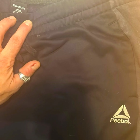 REEBOK Men’s Insulated Thermal Sweatpant Joggers XXL Black & Grey 2xPockets EXC! - Picture 3 of 3